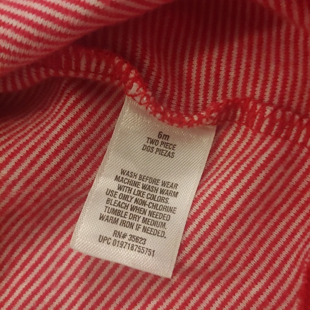 Carter's infant red white&blue 4th‎ of July shirt